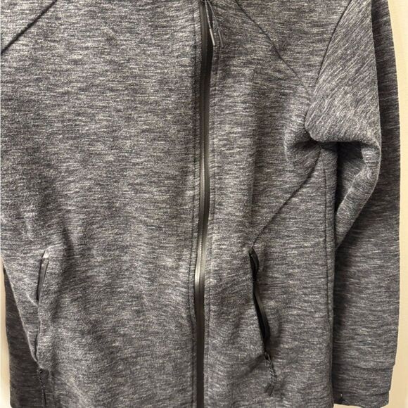 Champion Gray Bomber Jacket with High Collar and Slim Fit - Picture 2 of 10